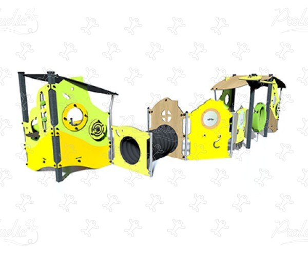 Elf Village J225® legepladser traditionelle redskaber legehuse billede 3d