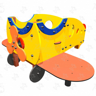 Aeroplane J2603 legepladser tematiserede redskaber city billede 3d