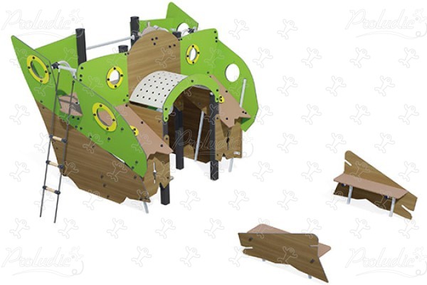 Keo Stern J2753-M legepladser traditionelle redskaber aquatica billede 3d