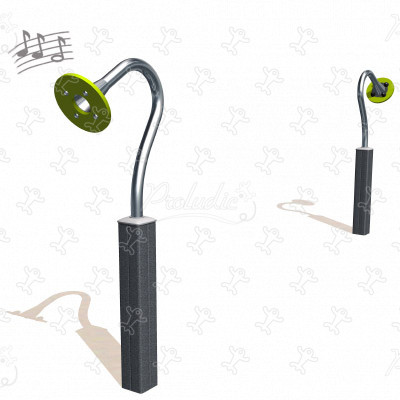 Talerør J3410 legepladser lærings & sansestimulerende redskaber sjove paneler samt lyd- og musiklege billede 3d