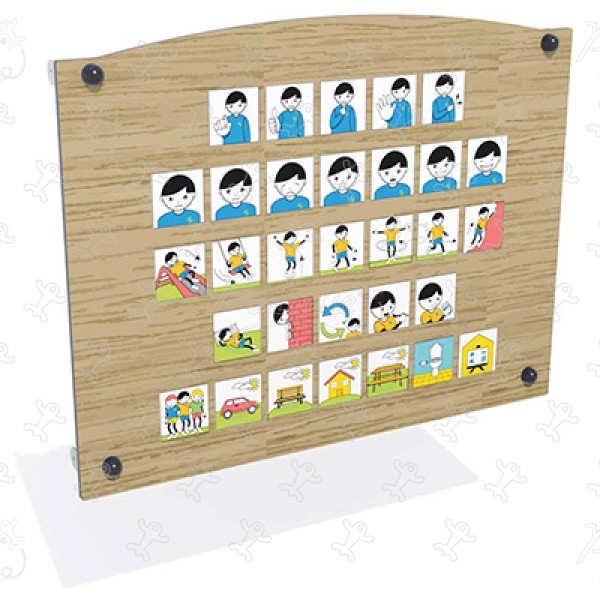 Panel følelser J3452® legepladser lærings & sansestimulerende redskaber sjove paneler samt lyd- og musiklege billede 3d