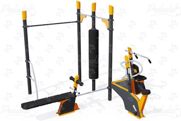 Dynamisk træningsstation J37111® sport og fitness acti’fun acti’fit billede 3d