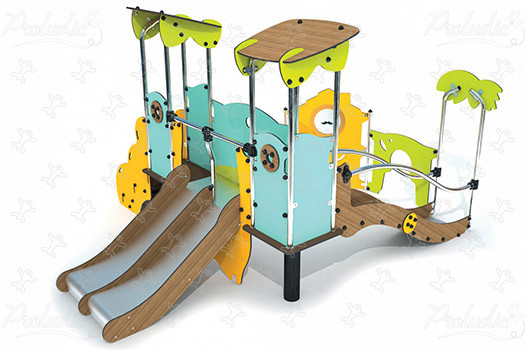 J38705-C® legepladser multifunktionsredskaber / multifunktionsaktiviteter diabolo baby billede 3d