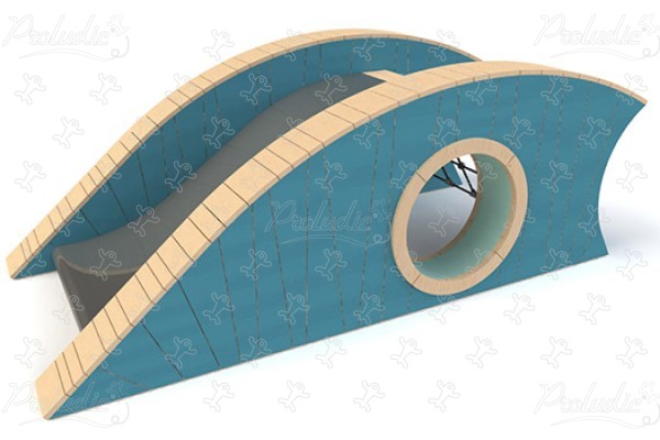 Rutsje bølge J49131® legepladser bæredygtig naturtræ serie både og maritime scener billede 3d