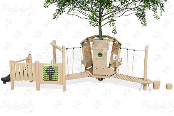 J49903® legepladser bæredygtig naturtræ serie arborea play® billede 3d