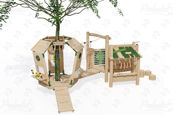 J49905® legepladser bæredygtig naturtræ serie arborea play® billede 3d