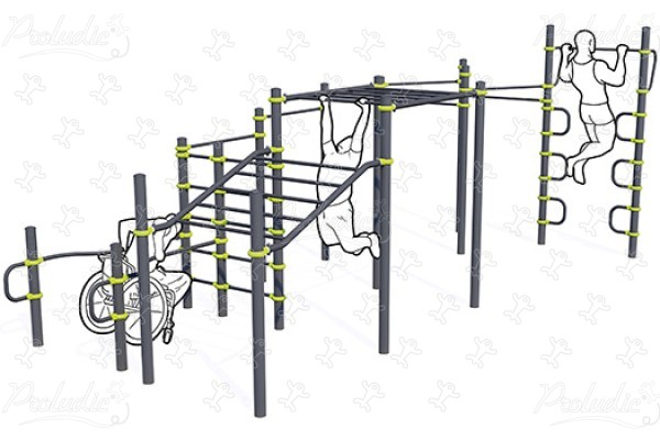Fuldstændigt inkluderende kombination J5223® sport og fitness acti’fun acti’street billede 3d