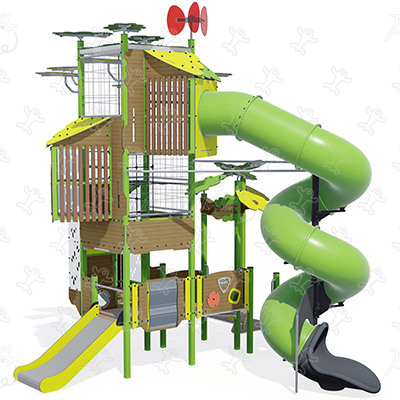 J56010® legepladser multifunktionsredskaber / multifunktionsaktiviteter kanopé billede 3d