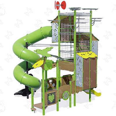 J56010® legepladser multifunktionsredskaber / multifunktionsaktiviteter kanopé billede 3d