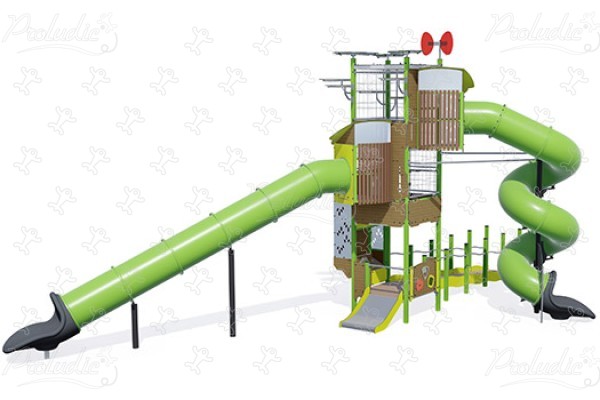 J56011® legepladser multifunktionsredskaber / multifunktionsaktiviteter kanopé billede 3d