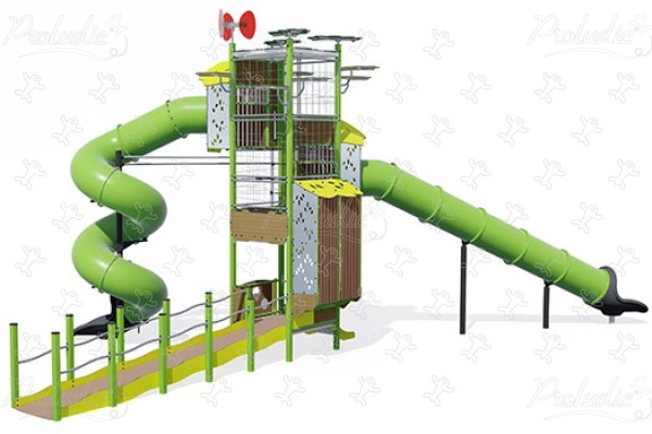 J56011® legepladser multifunktionsredskaber / multifunktionsaktiviteter kanopé billede 3d