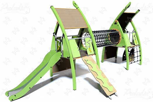 J5605 legepladser multifunktionsredskaber / multifunktionsaktiviteter kanopé billede 3d