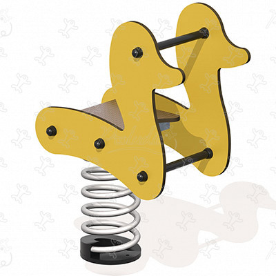 Anden Edouard J837 legepladser bevægende redskaber fjedrende redskaber billede 3d