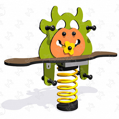 Koen Marguerite J844 legepladser bevægende redskaber fjedrende redskaber billede 3d