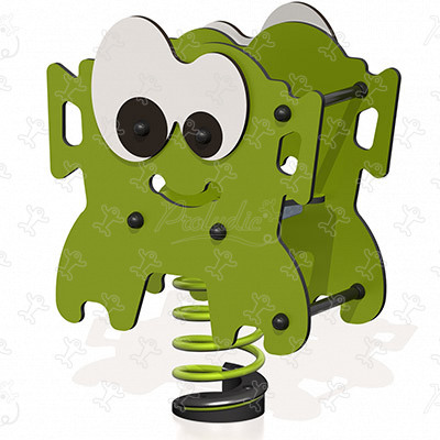 Alien J863 legepladser bevægende redskaber fjedrende redskaber billede 3d