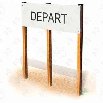 Fitness skilt Start JPS02 sport og fitness acti’fun træ sundhedssti billede 3d