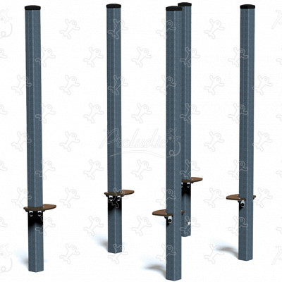 Slalom på stylter Junior JPS10-J-M sport og fitness acti’fun acti’ninja billede 3d