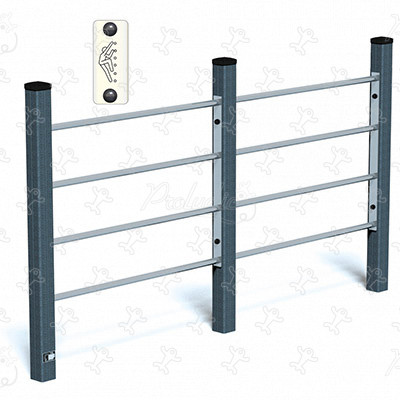 Dobbeltribbe Junior JPS11-J-M sport og fitness acti’fun acti’ninja billede 3d