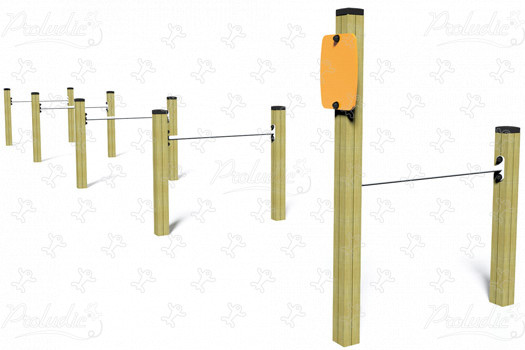 Hække Senior JPS12-S sport og fitness acti’fun træ sundhedssti billede 3d