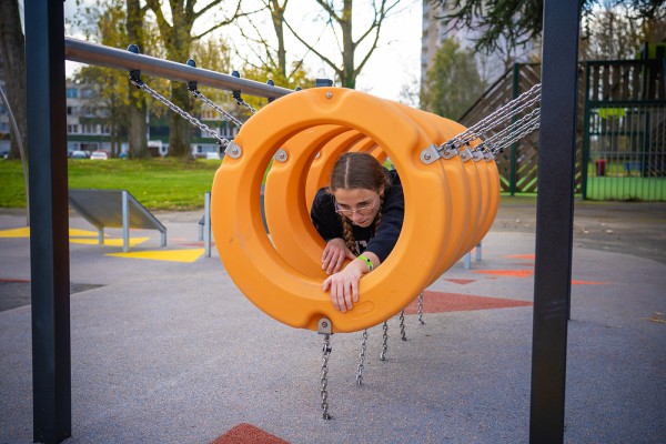 Hængende tunnel J5909® legepladser acti’fun acti’ninja billede foto