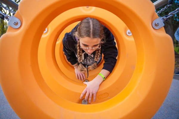 Hængende tunnel J5909® legepladser acti’fun acti’ninja billede foto