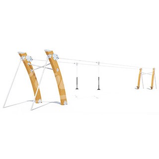 J520 - Dobbel Svævebane for naturlig hældning