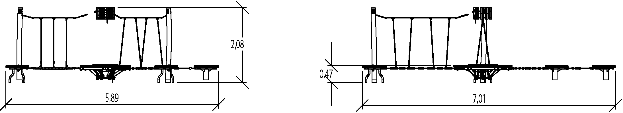 J49901® legepladser bæredygtig naturtræ serie arborea play® billede set fra siden