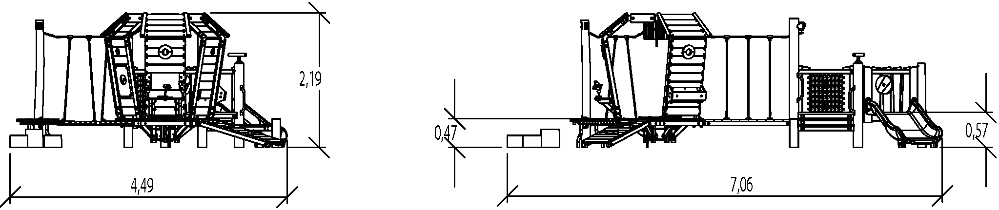 J49903® legepladser bæredygtig naturtræ serie arborea play® billede set fra siden