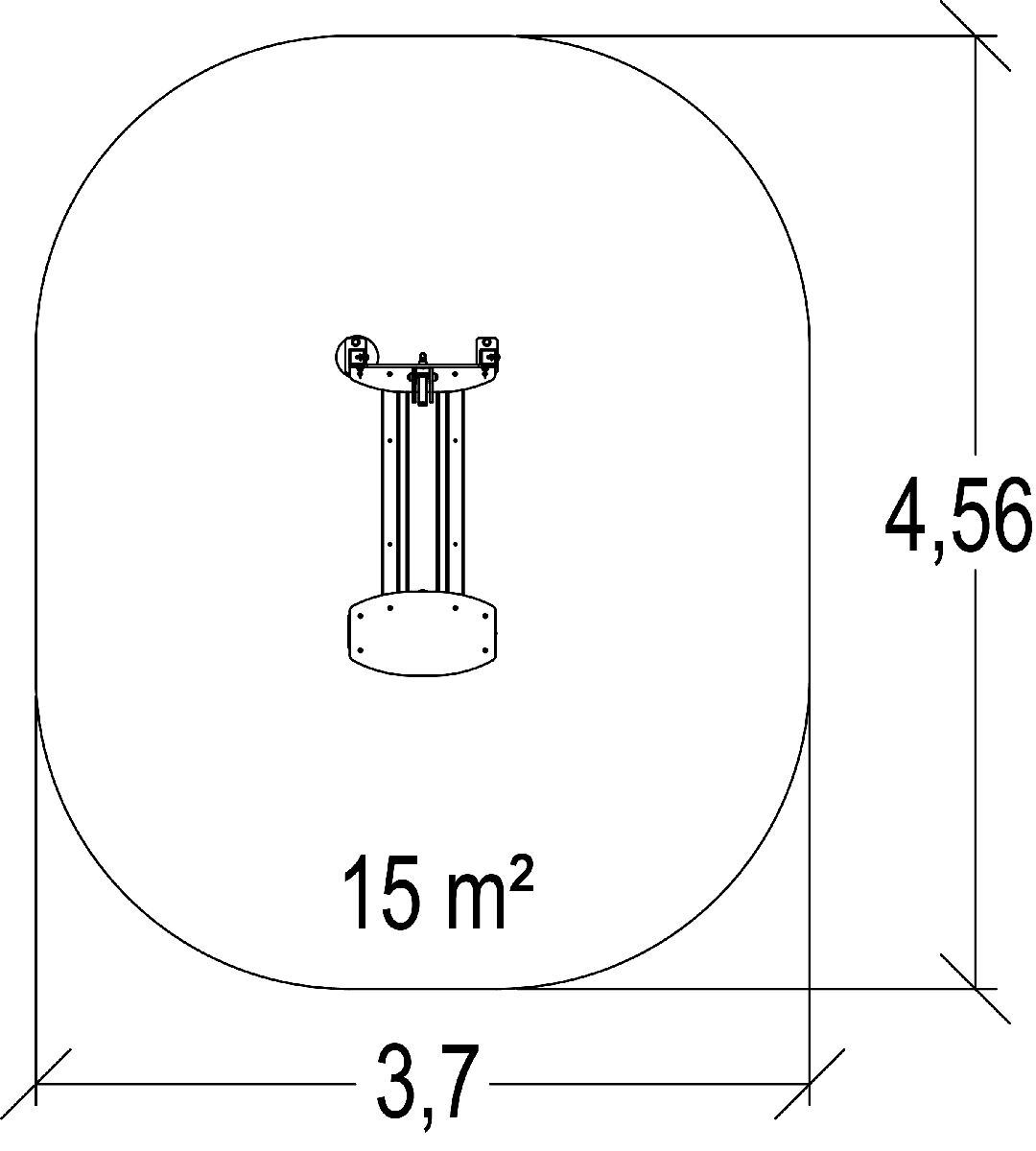 Vandleg J1714 legepladser lærings & sansestimulerende redskaber vandleg billede set ovenfra