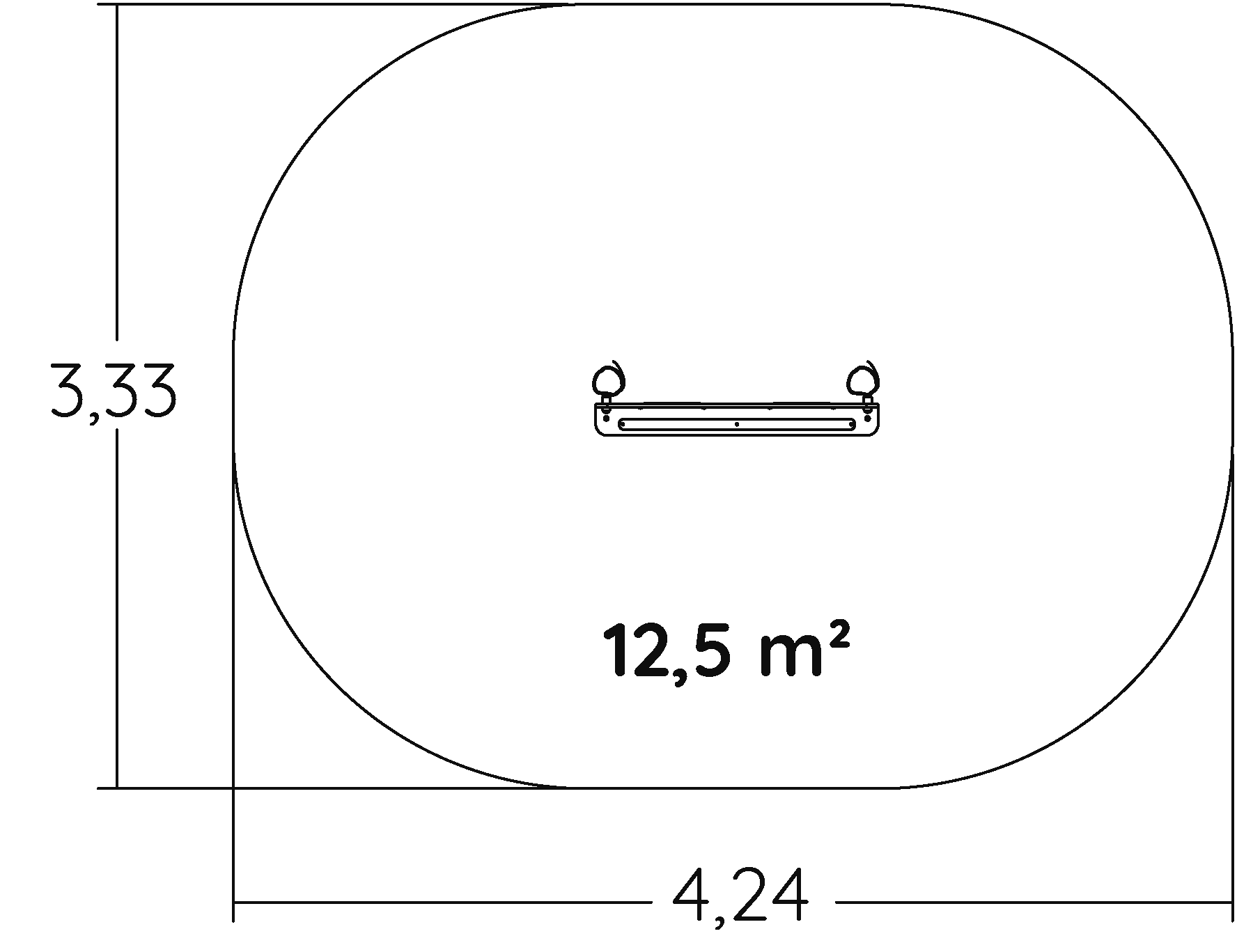Kridt Tavle J3430 legepladser bæredygtig naturtræ serie lærings & sansestimulerende redskaber billede set ovenfra
