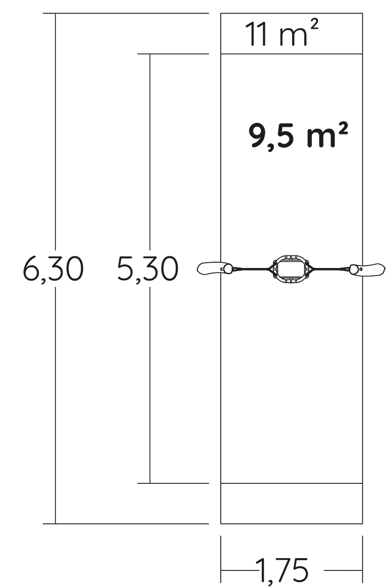 J449 legepladser bæredygtig naturtræ serie gynger billede set ovenfra