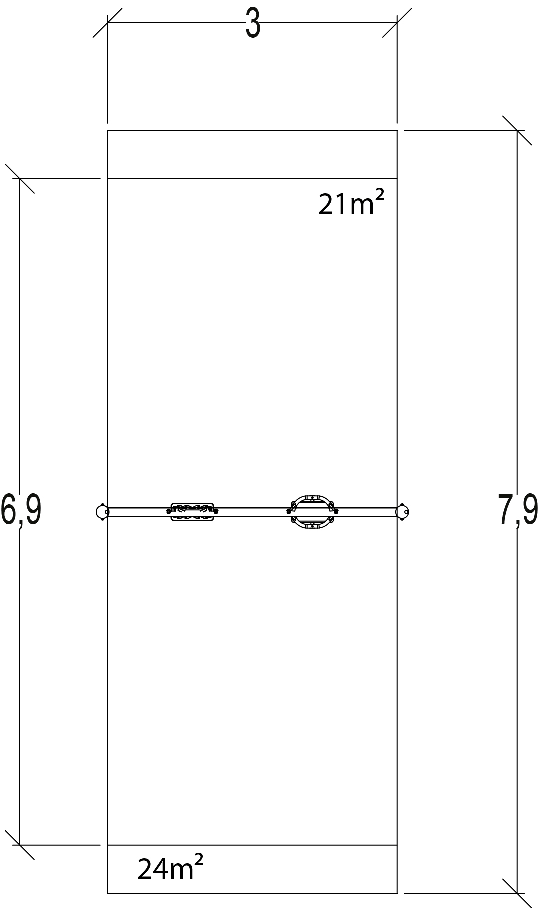 1 gyngesæder, 1 babysæde J497 legepladser traditionelle redskaber gynger billede set ovenfra