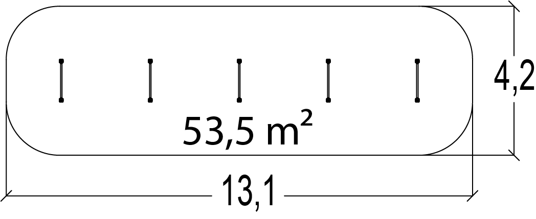 Hække Junior JPS12-J-M sport og fitness acti’fun acti’ninja billede set ovenfra