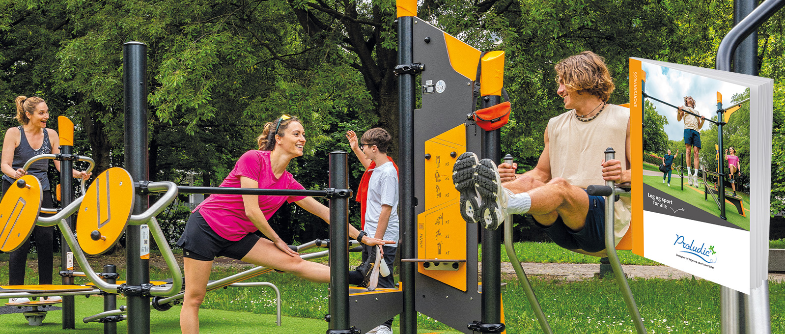 Se vores nye katalog med udendørs fitnessløsninger og -udstyr